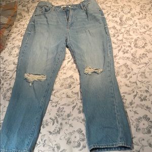 Pacsun Cotton candy mom jeans